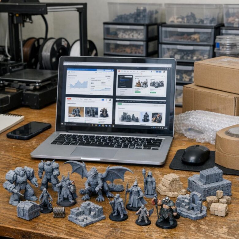 Best E-commerce Platforms for Selling 3D Printed Miniatures
