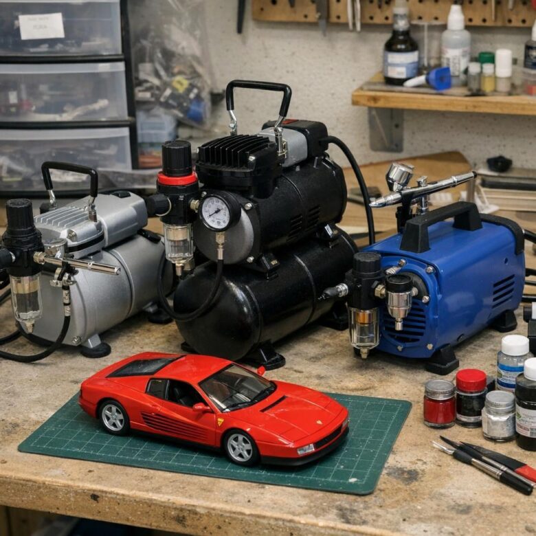 Best Airbrush Compressors for Detailing 1/24 Scale Automotive Kits