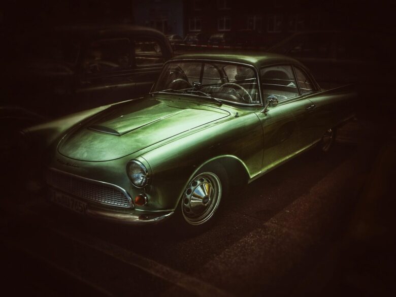 car, green, oldtimer, auto, automobile, automotive, vintage, classic, retro, old, car wallpapers, old car, nostalgia, nostalgic, green car, parked car